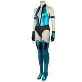 Halloweez Kitana Costume - Mortal Kombat Sexy Cosplay Battle Suit for Women | Full Adult Outfit for Halloween & Carnival - Halloweez